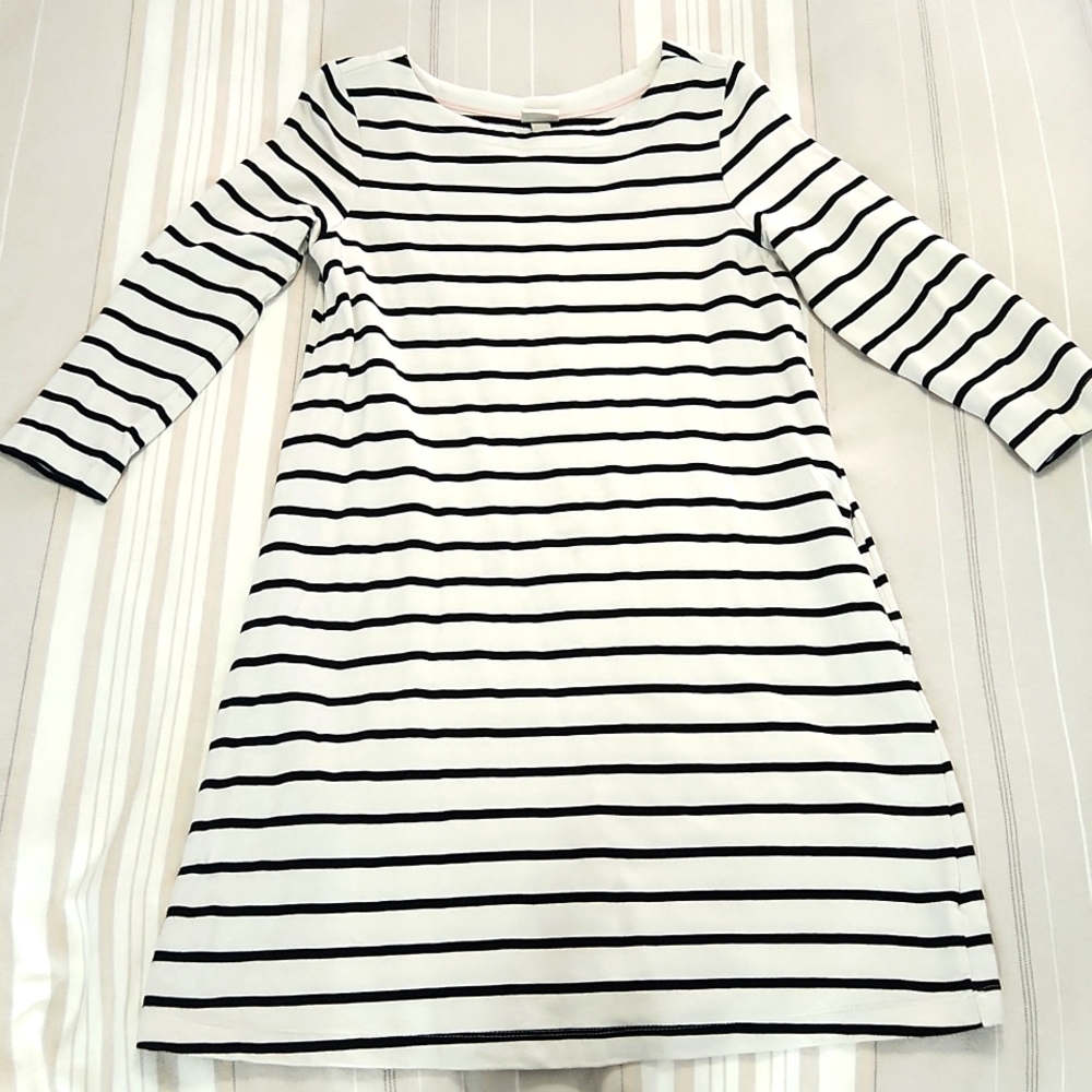 Black & White Striped Dress
